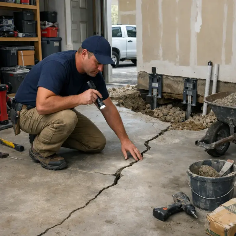 Foundation Settling Repair Carrollton