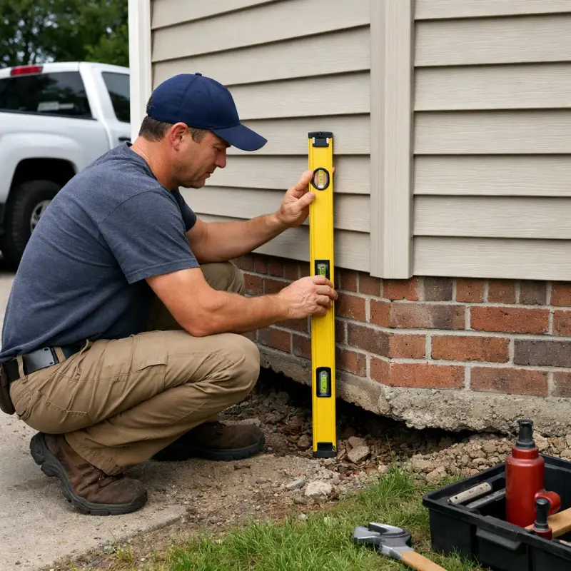 Foundation Settling Repair Carrollton