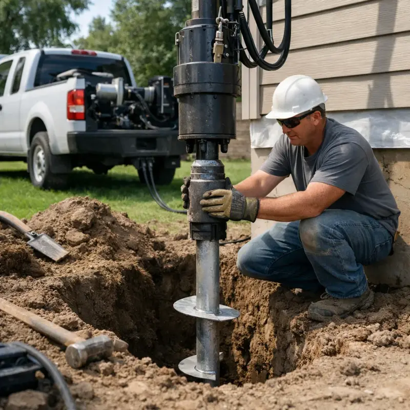 Helical Pier Installation Carrollton